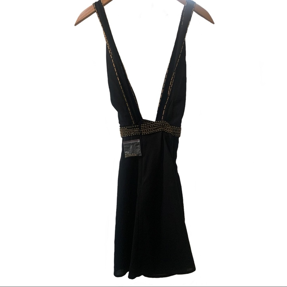 NWOT Revolve Ale by Alessandra Iria black beaded mini dress - Picture 3 of 6